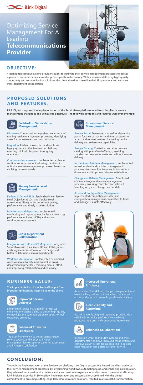 Optimizing Service Management for Telecommunications Provider