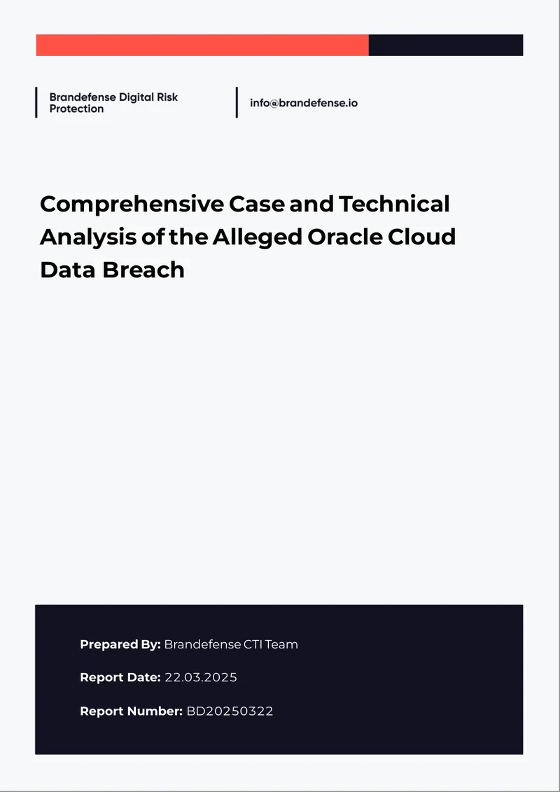 Comprehensive Case and Technical Analysis of Oracle Cloud Data Breach
