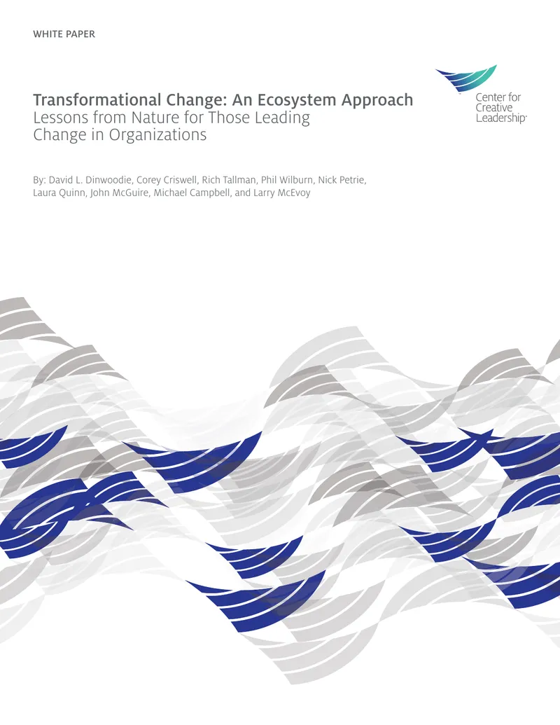 Transformational Change Ecosystem Approach