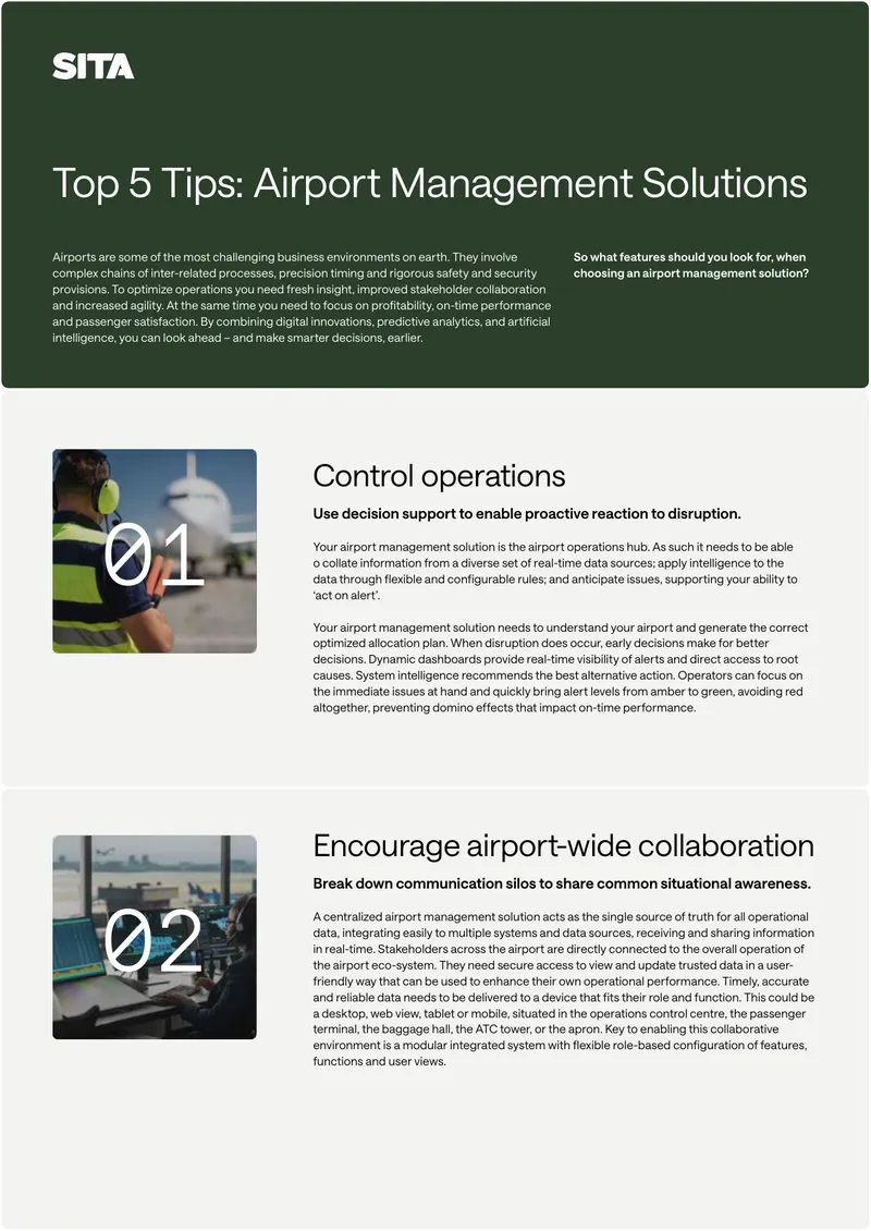 Airport Management Solution Features and Benefits