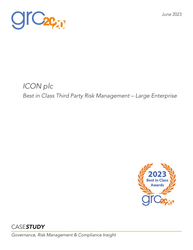 Third Party Risk Management Strategy for Large Enterprises