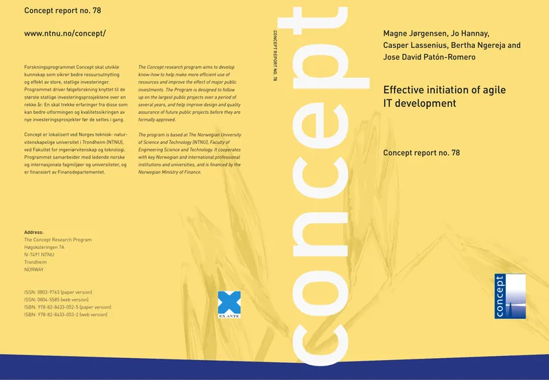Effective Initiation of Agile IT Development