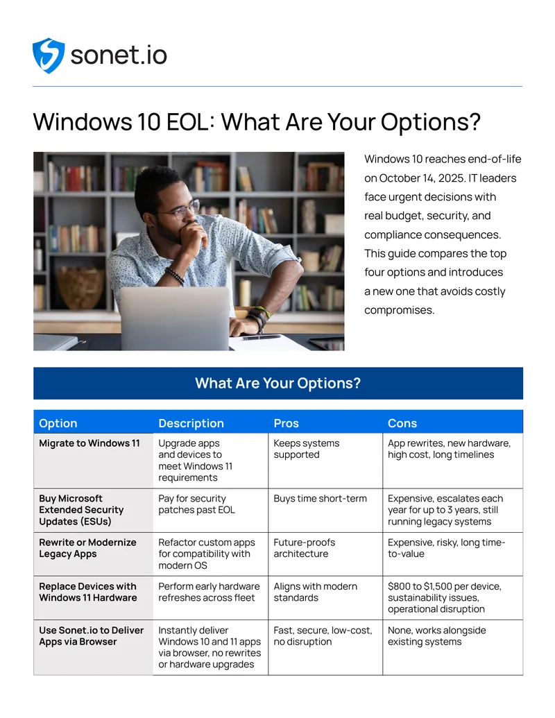 Windows 10 End-of-Life Options for IT Leaders