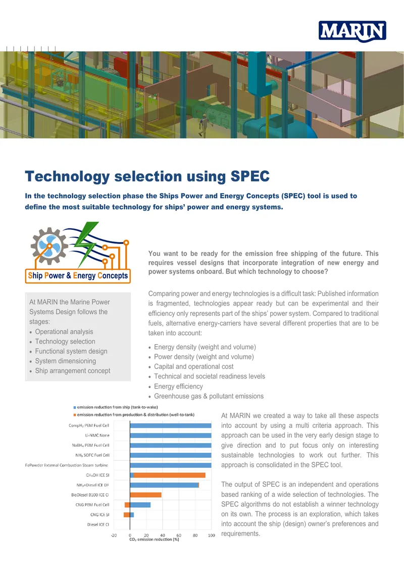 Technology Selection Process Using SPEC Tool