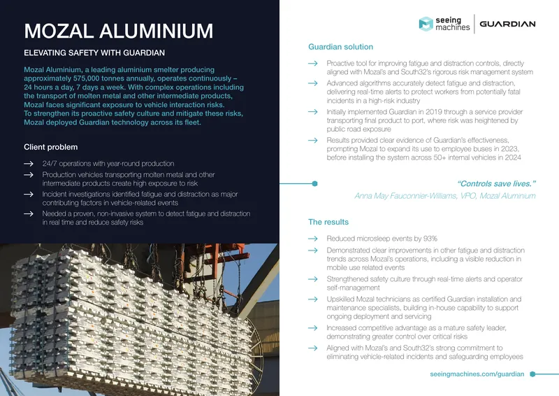 Mozal Aluminium Guardian Technology Implementation