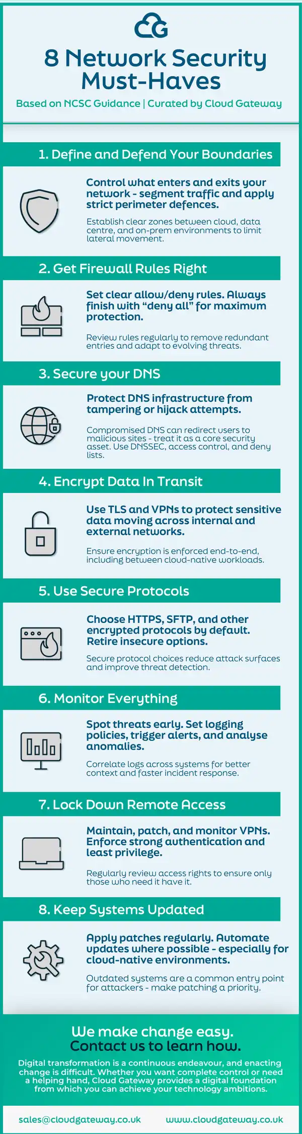 Network Security Must-Haves Based on NCSC Guidance