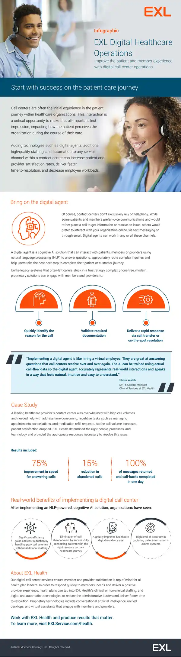 Digital Call Center Operations in Healthcare