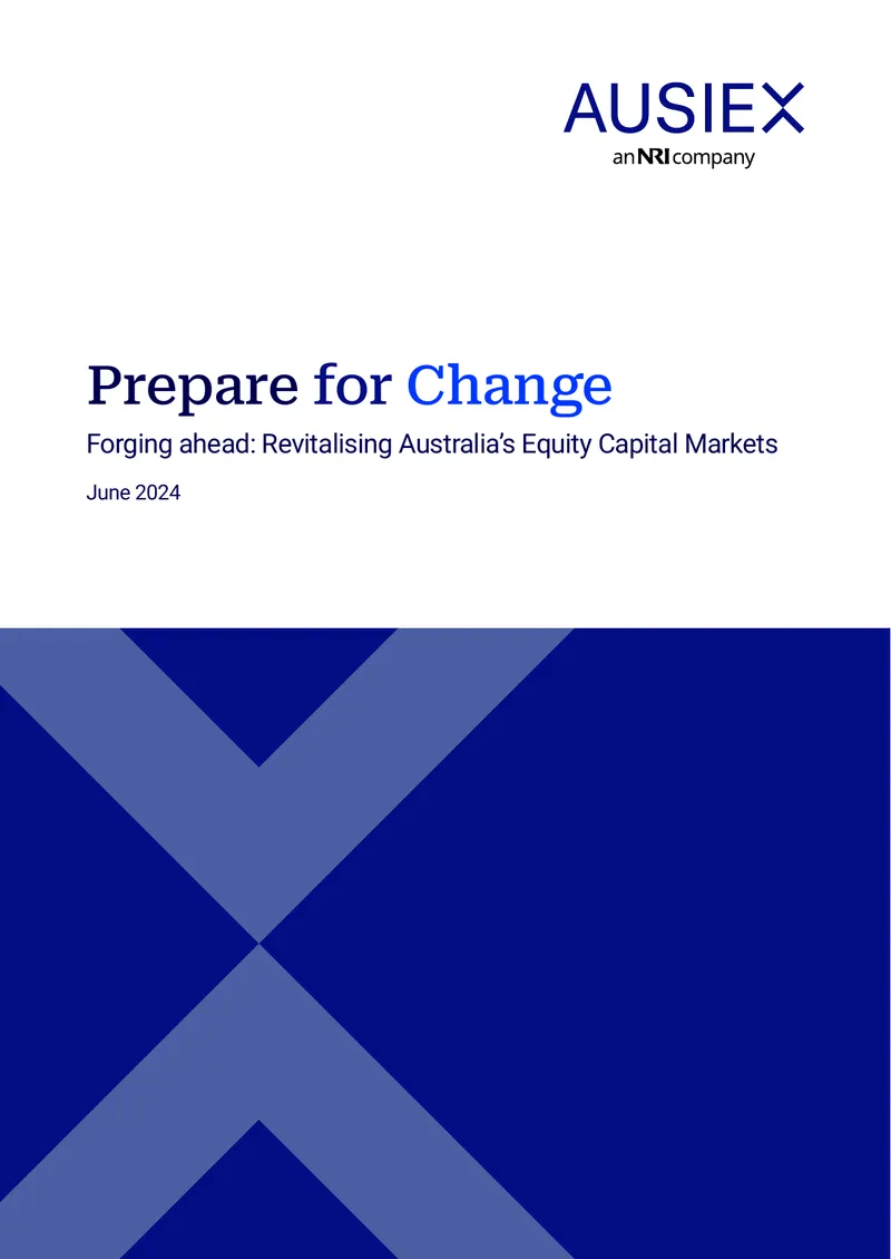 Revitalising Australia’s Equity Capital Markets