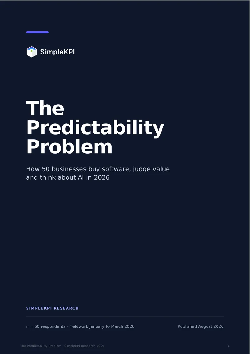 The Predictability Problem in Software Purchasing
