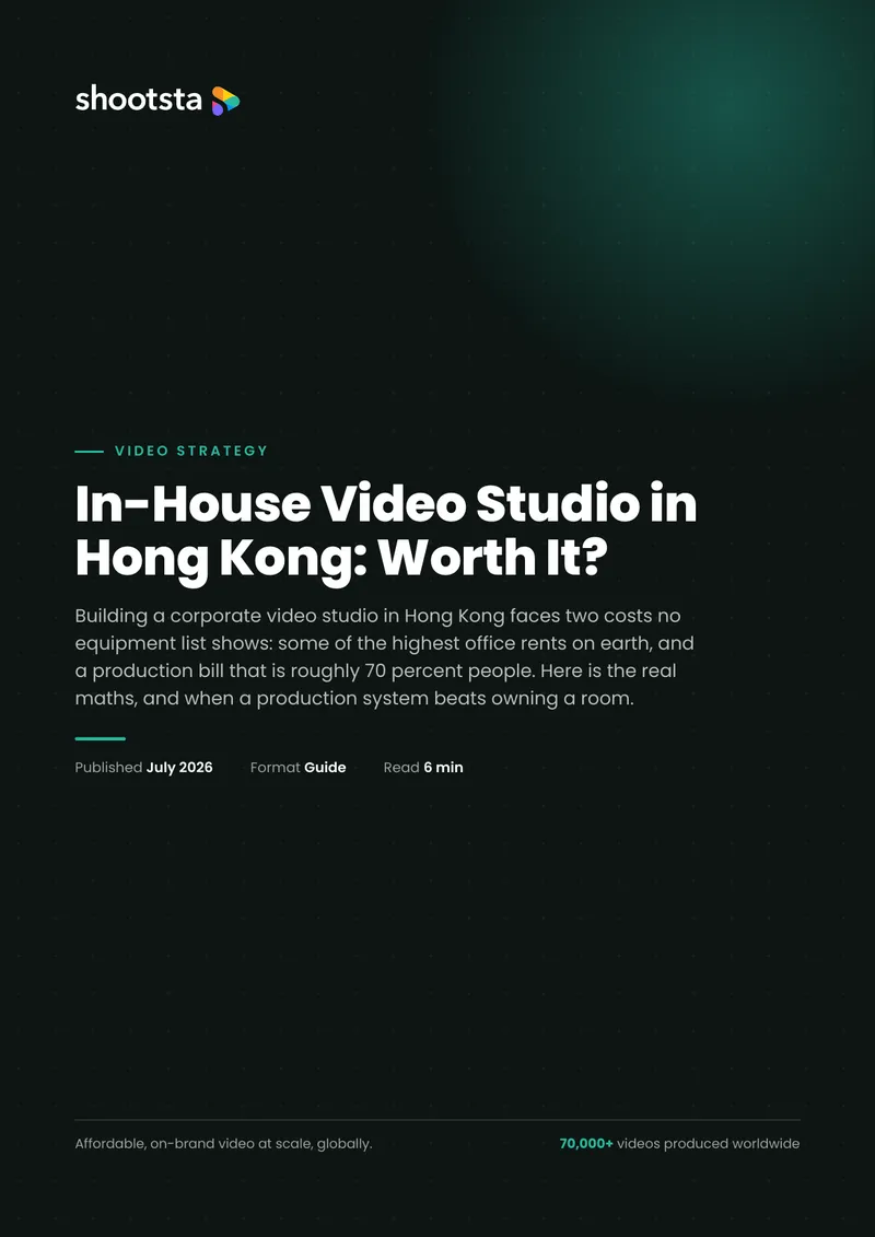 Building an In-House Video Studio in Hong Kong