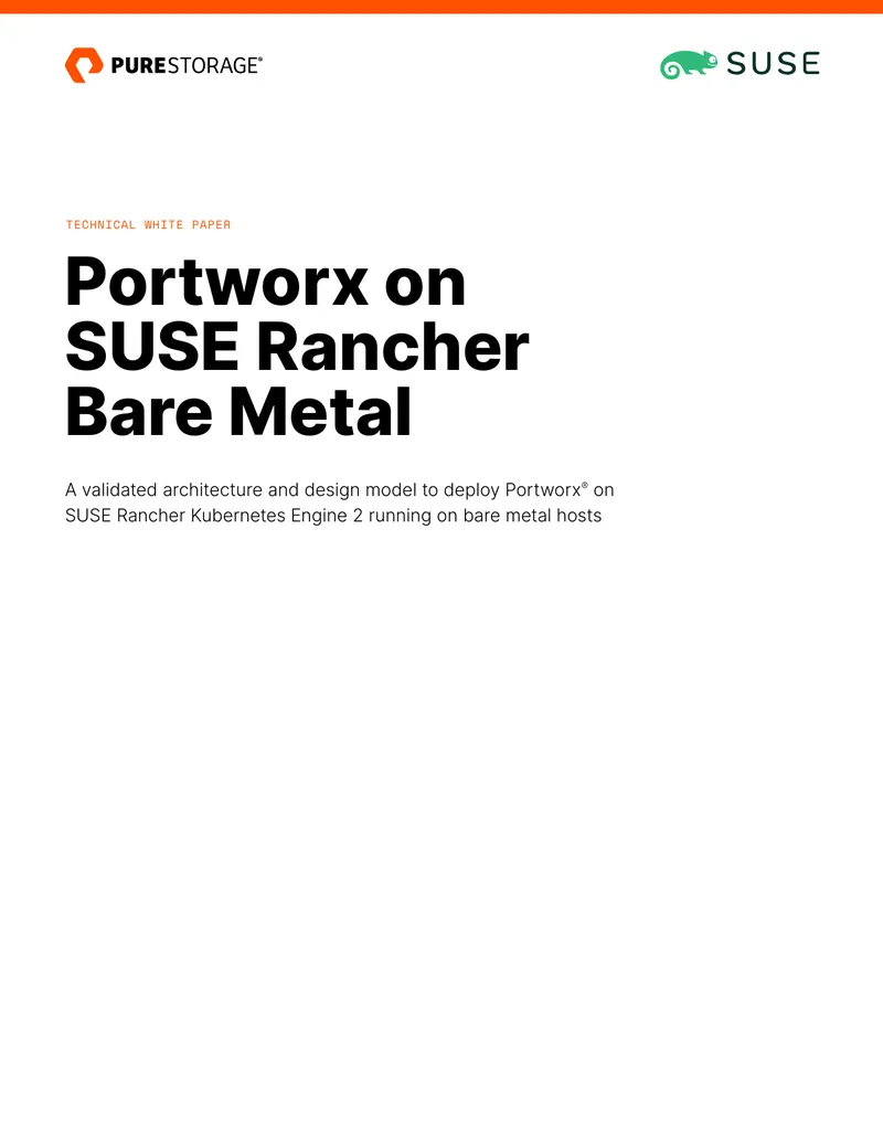 Portworx Deployment on SUSE Rancher Kubernetes Engine