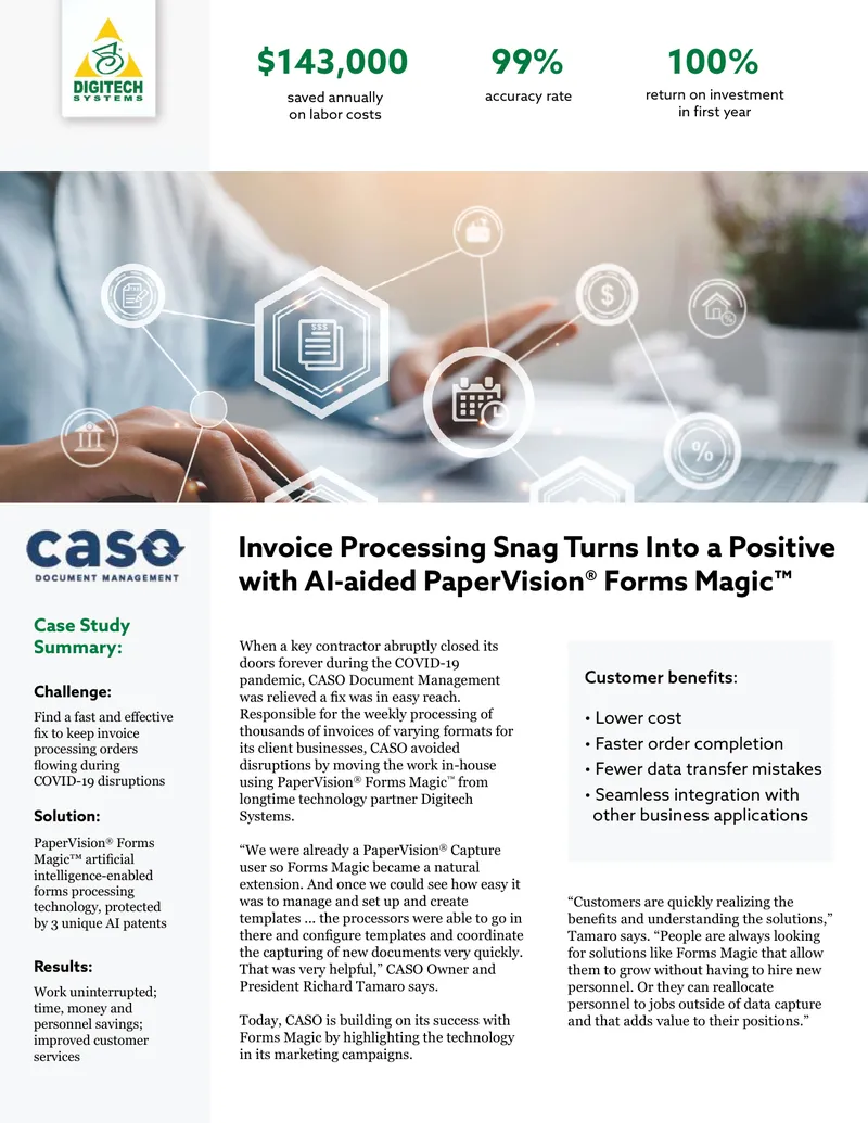 AI-Enabled Invoice Processing with Forms Magic