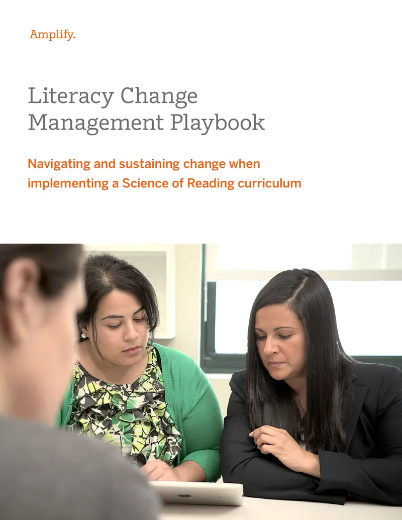 Literacy Change Management Playbook
