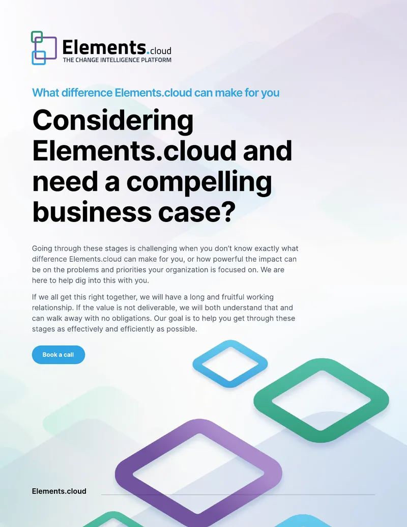Business Case Development for Elements.cloud