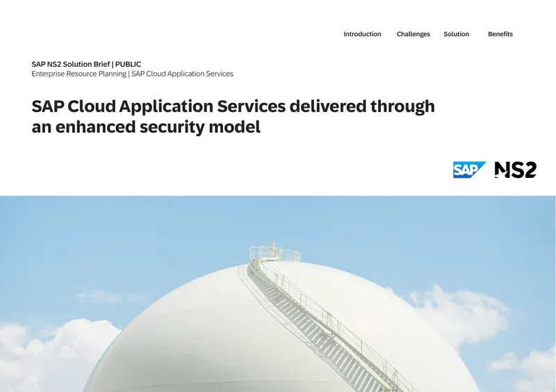 SAP Cloud Application Services Security Model Overview