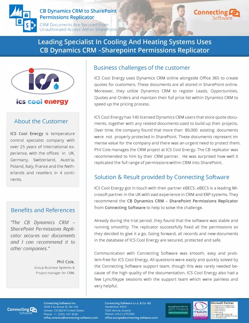 CB Dynamics CRM SharePoint Permissions Replicator