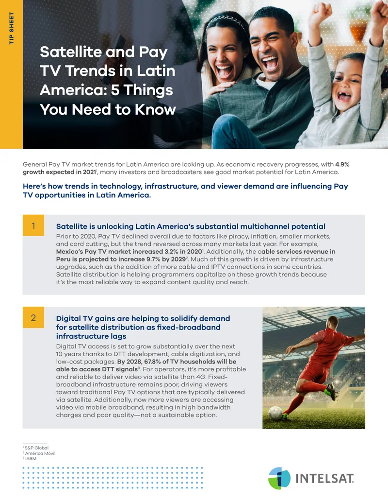 Satellite and Pay TV Market Trends in Latin America