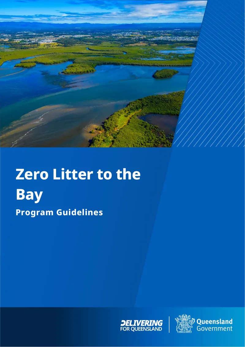 Zero Litter to the Bay Program Guidelines