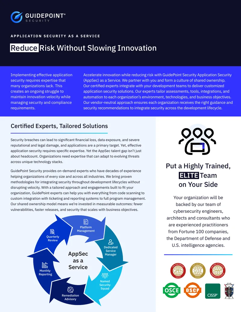 Application Security as a Service Overview