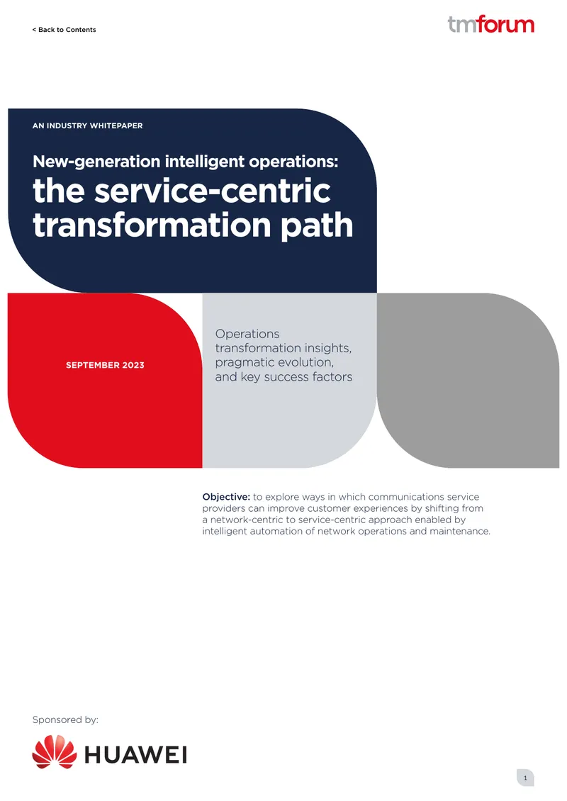 Service-Centric Operations Transformation for CSPs