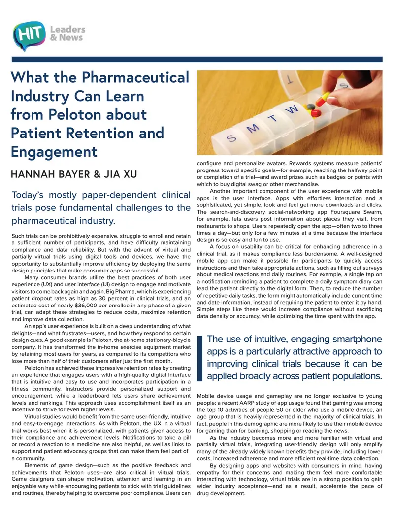 Patient Engagement Strategies for Virtual Clinical Trials