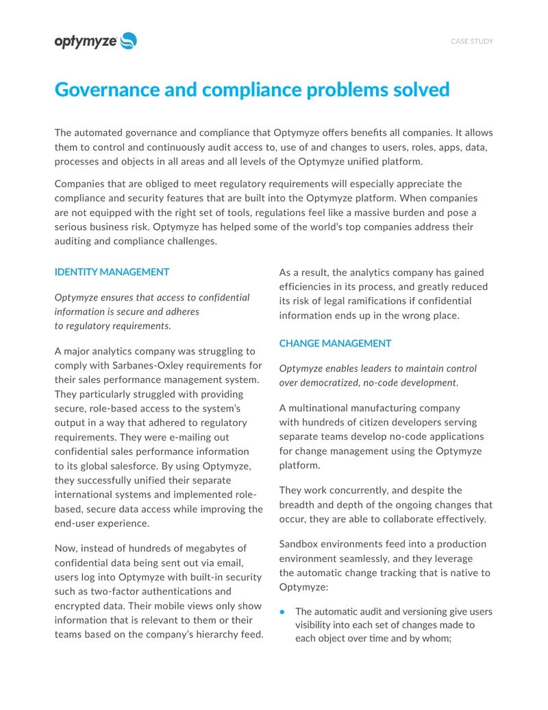 Identity and Change Management Case Study
