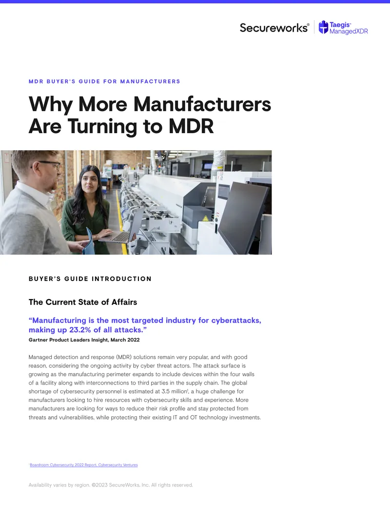 MDR Buyer's Guide for Manufacturers