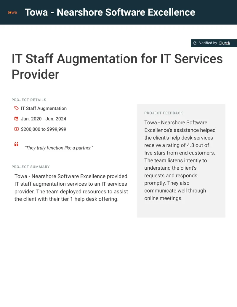 IT Staff Augmentation Services Overview
