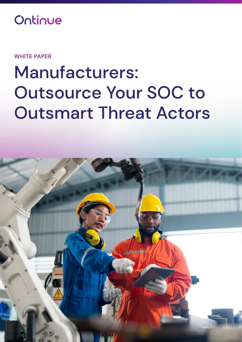 Outsourcing SOC for Manufacturing Cybersecurity