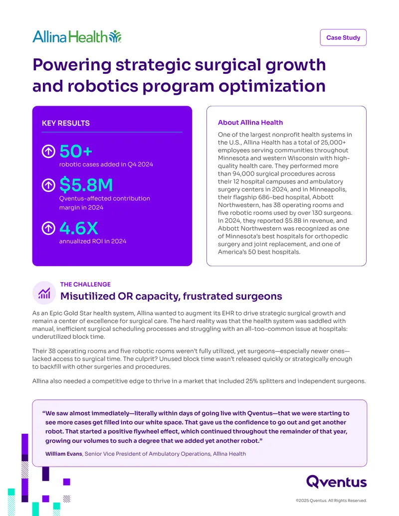 Surgical Growth Optimization Case Study
