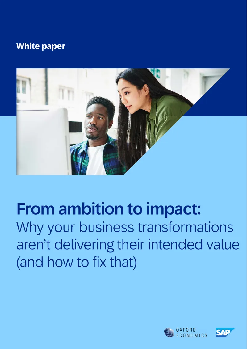 Business Transformation Value Realization Framework