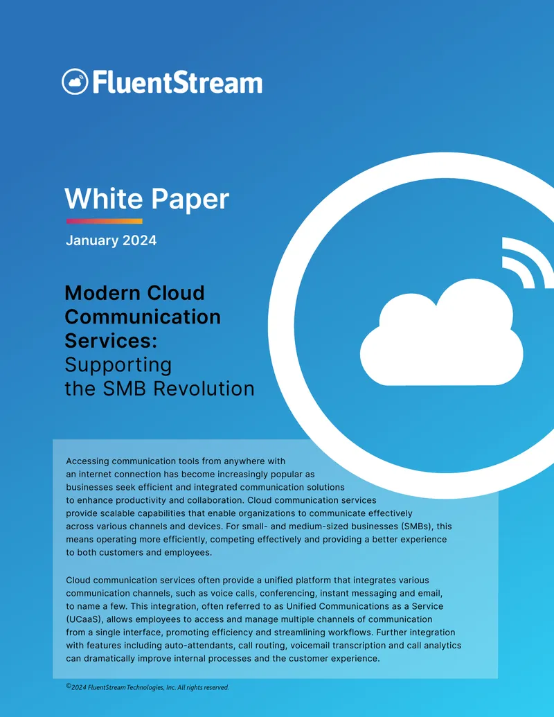 Modern Cloud Communication Services for SMBs