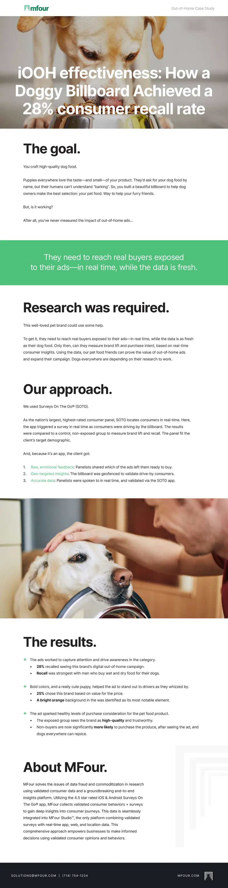 Out-of-Home Advertising Effectiveness Case Study