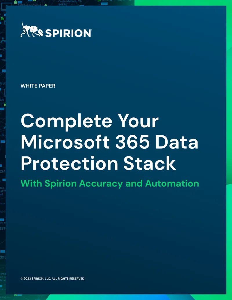 Microsoft 365 Data Protection Stack Enhancement