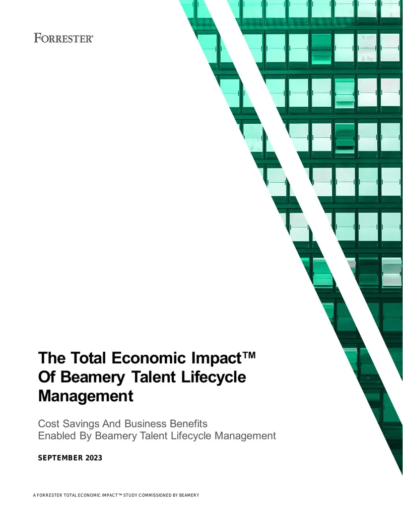 Total Economic Impact Study of Beamery Talent Lifecycle Management