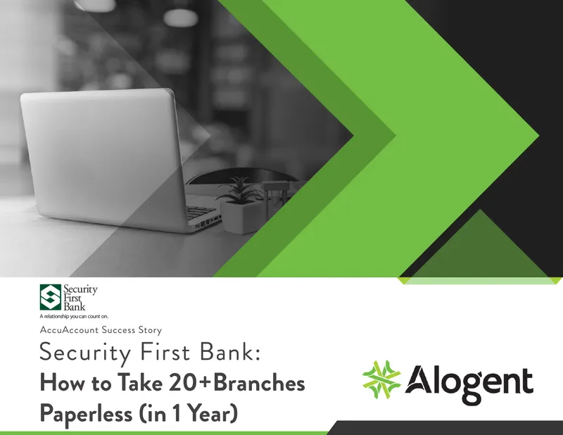 Security First Bank Paperless Lending Transformation