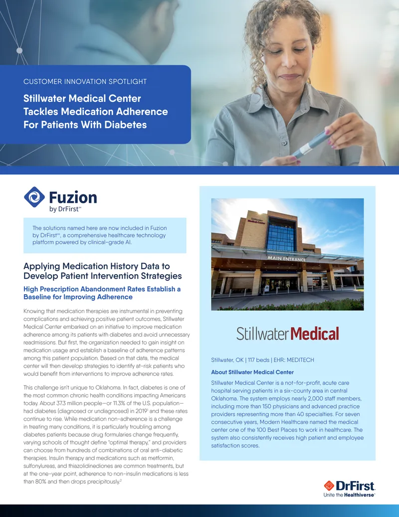 Stillwater Medical Center Medication Adherence Initiative