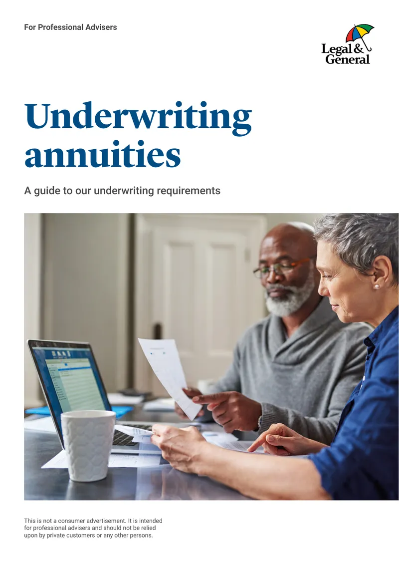 Annuity Underwriting Requirements Guide