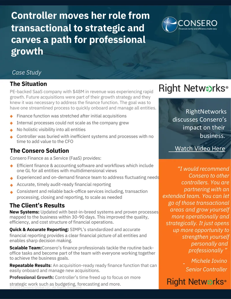 Controller Role Transformation in SaaS Company