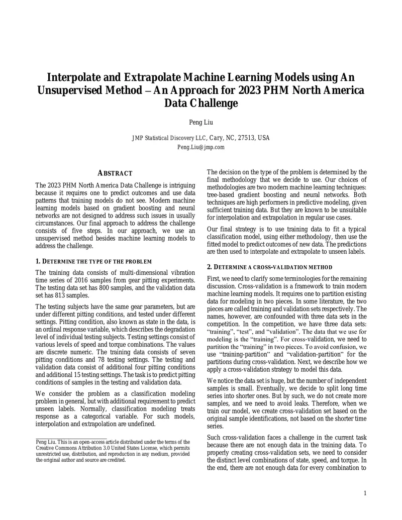 Machine Learning Models for Predicting Pitting Conditions