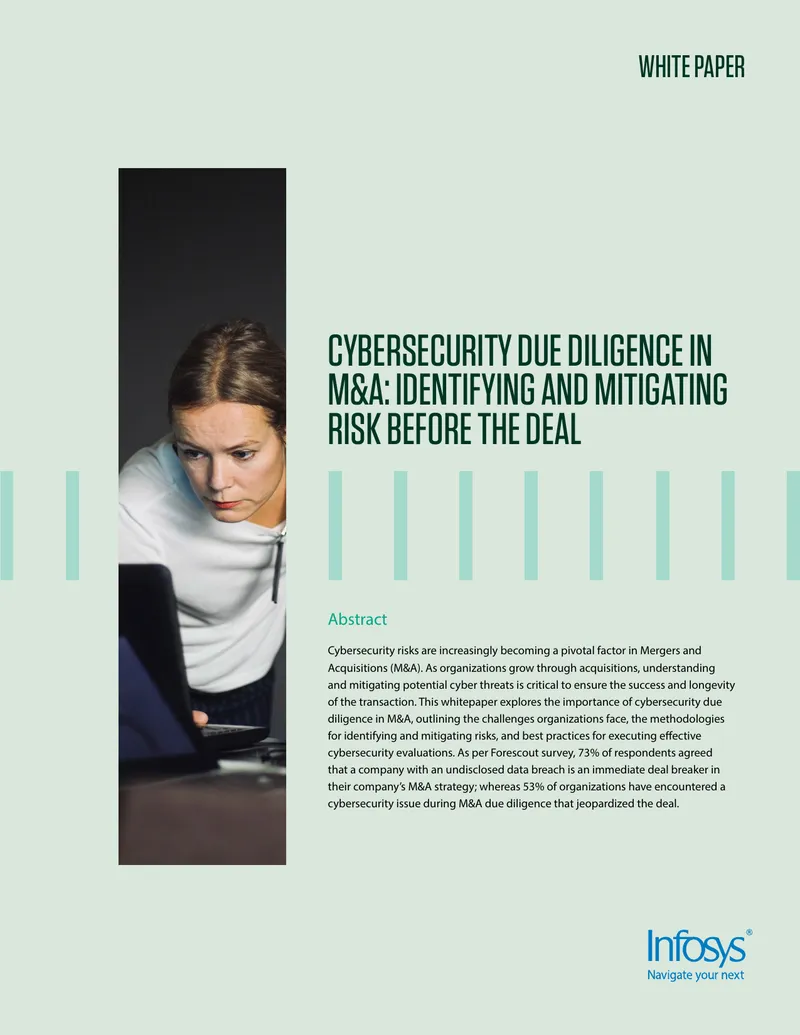 Cybersecurity Due Diligence in M&A Transactions