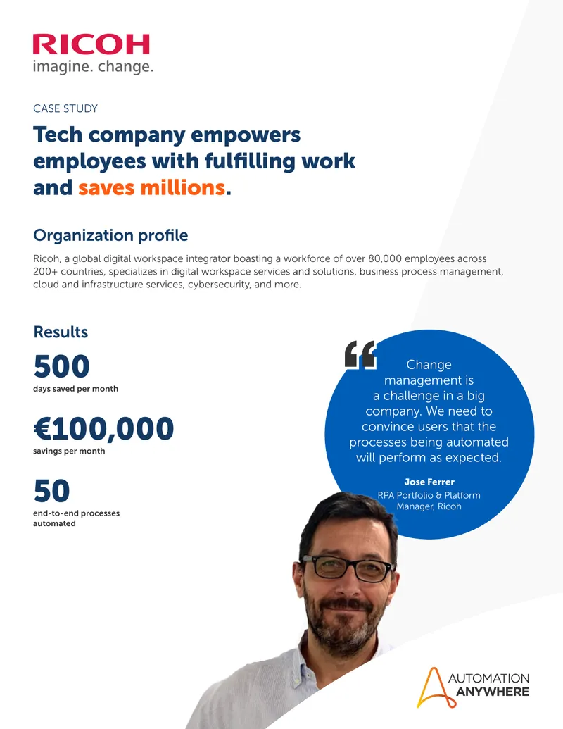 Ricoh Automation Implementation Case Study