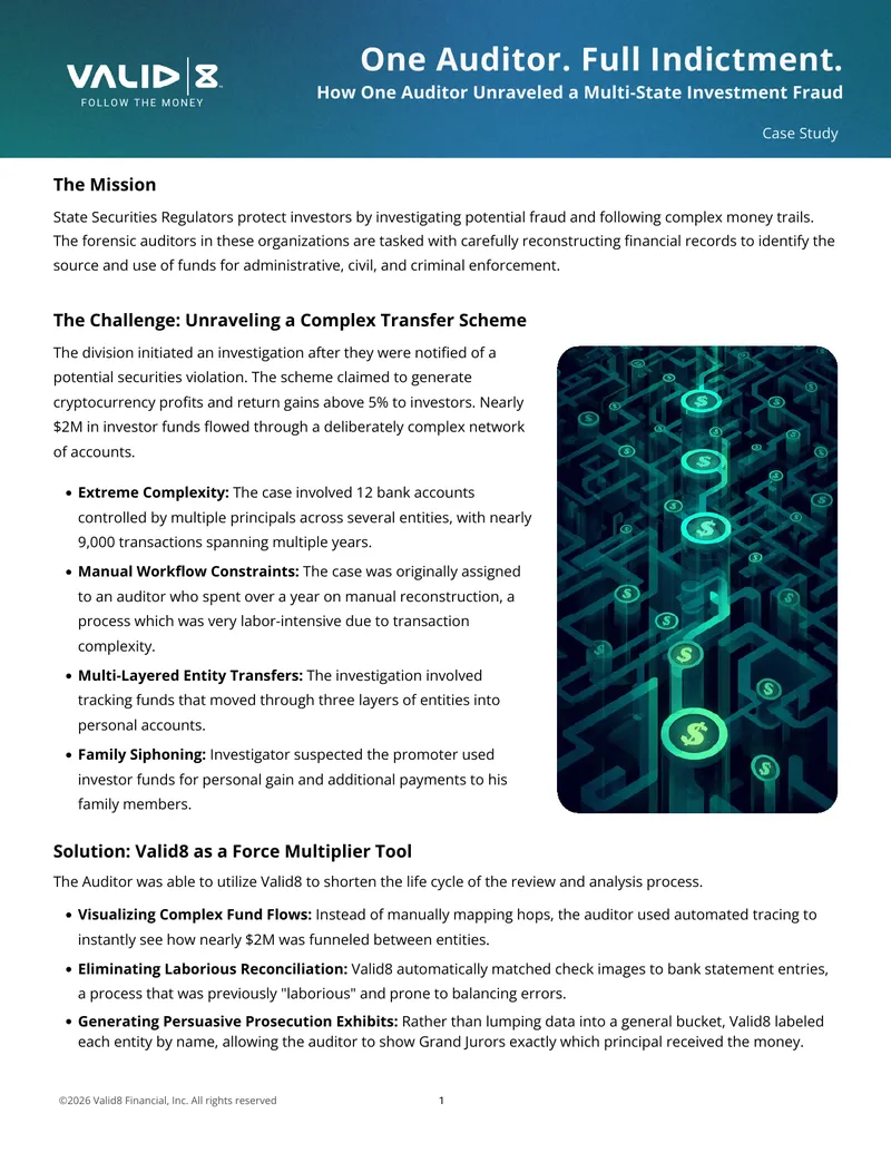 Multi-State Investment Fraud Investigation Case Study