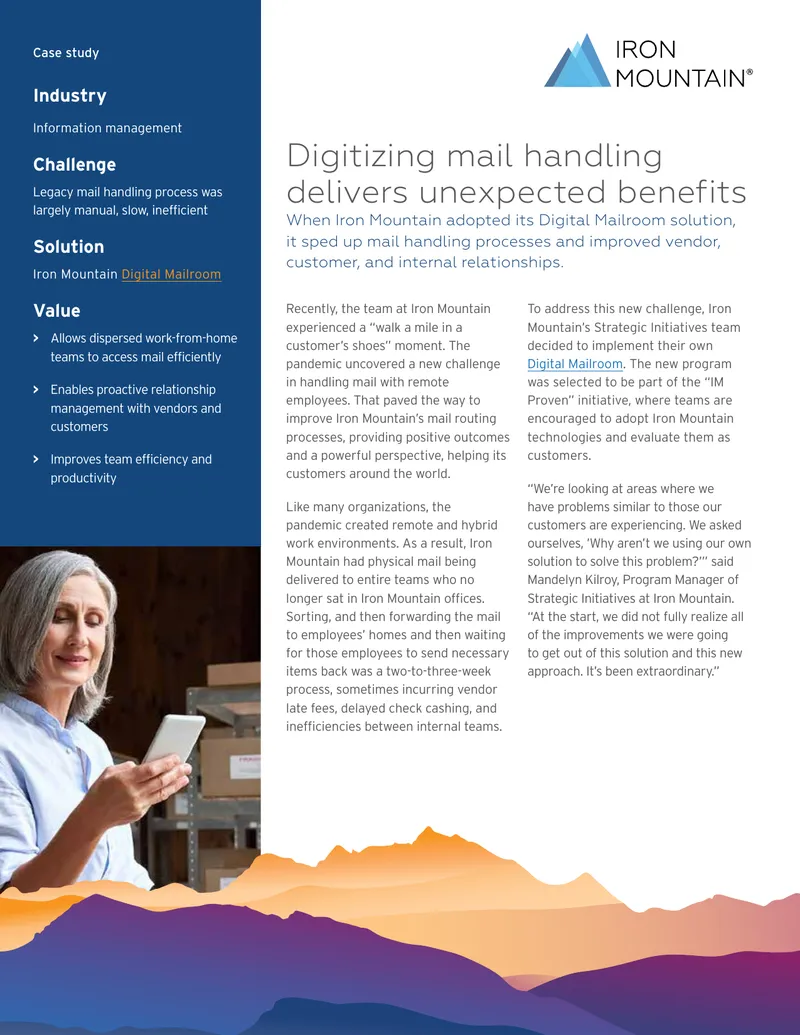 Digital Mailroom Implementation Case Study