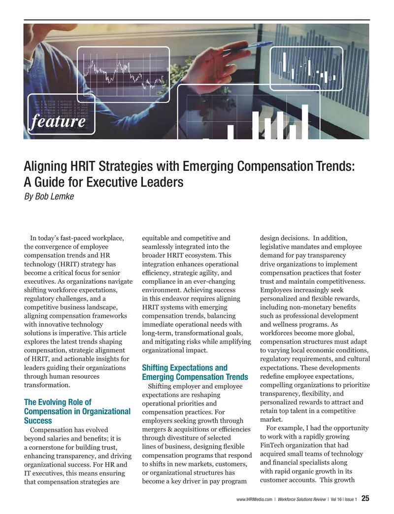 Aligning HRIT Strategies with Emerging Compensation Trends