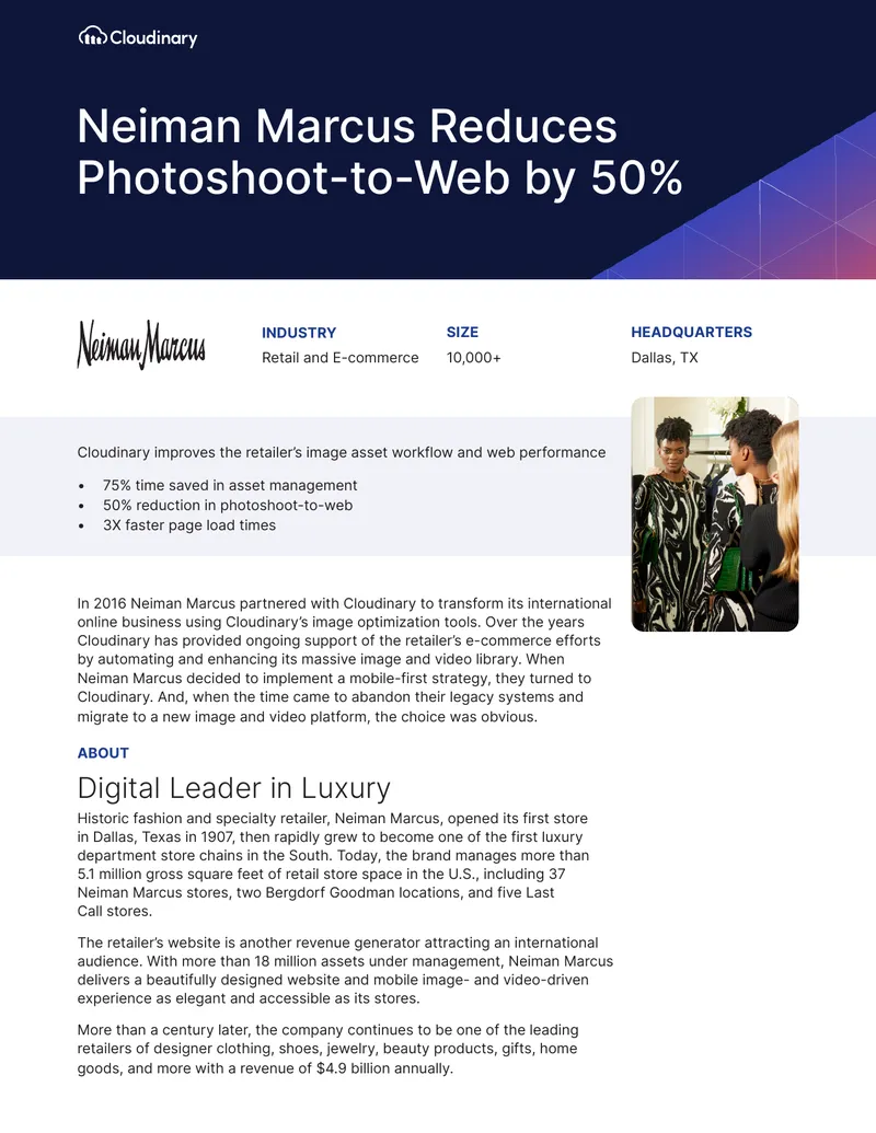 Neiman Marcus Image Asset Management Transformation