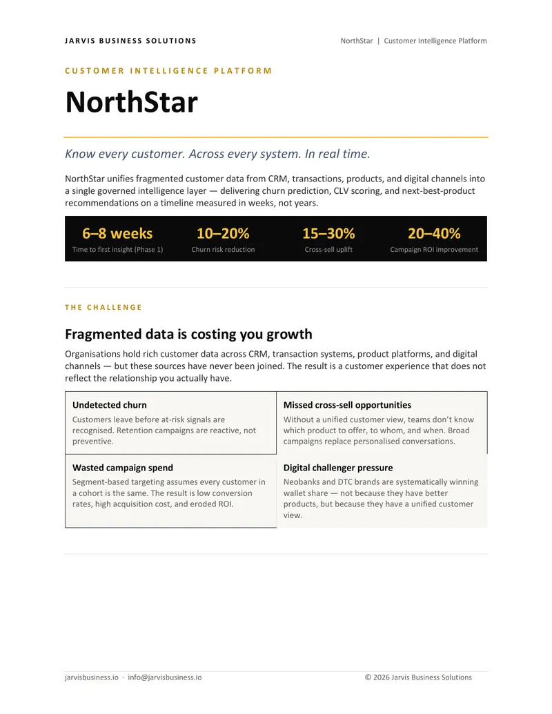 NorthStar Customer Intelligence Platform Overview