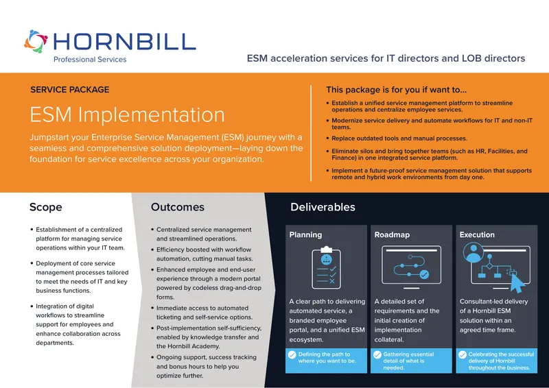 Enterprise Service Management Implementation Guide