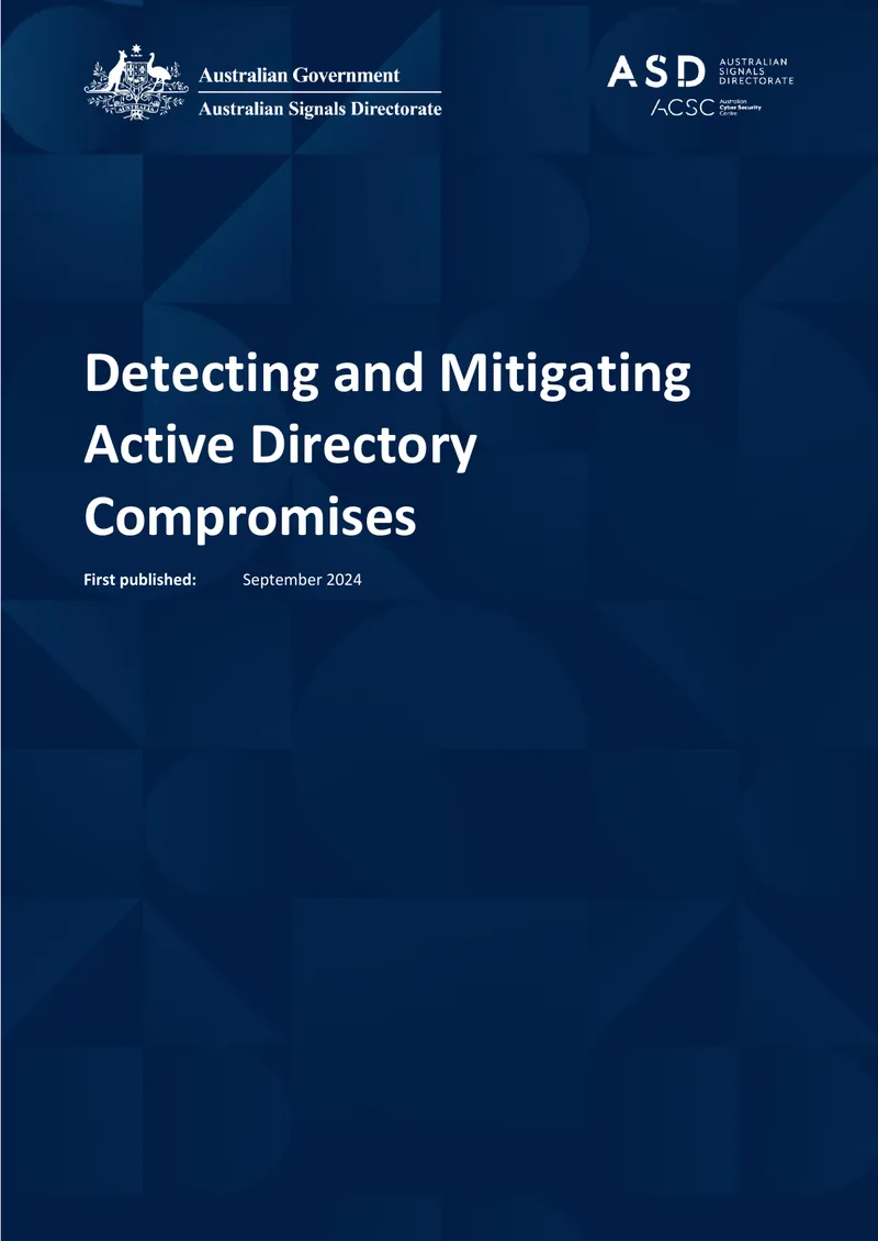 Detecting and Mitigating Microsoft Active Directory Compromises