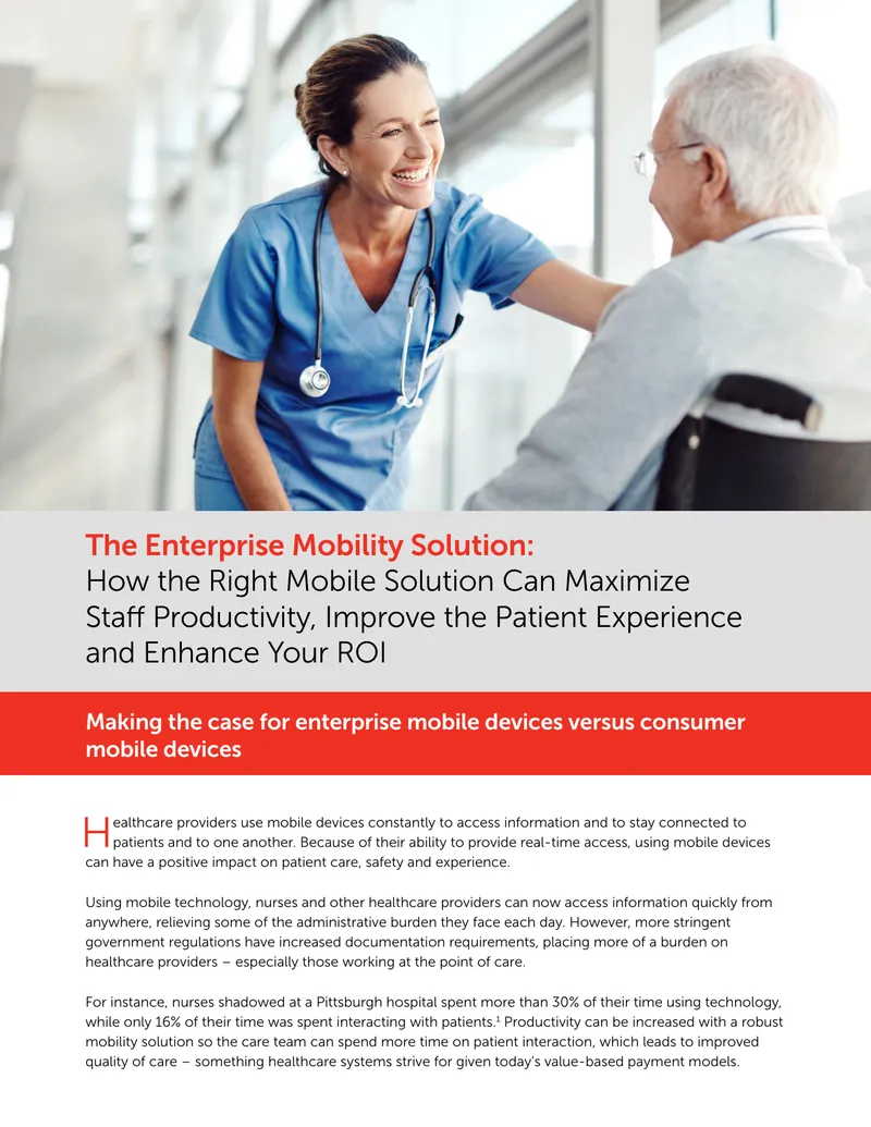 Enterprise Mobility Solutions in Healthcare Settings